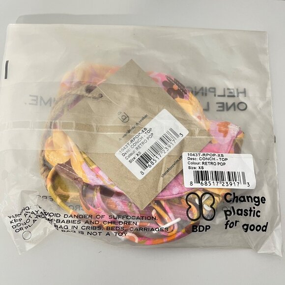 Stone Fox Swim Conch Top in Retro Pop Size‎ XS - Picture 2 of 4